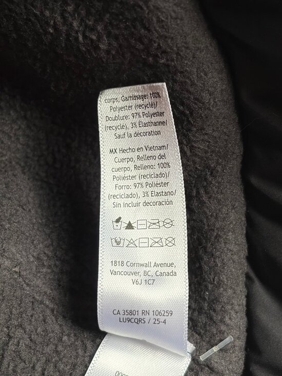 NWT Lululemon Quilted Fleece-Lined Bucket Hat (Black) - Medium / Large main image 4